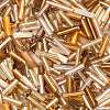 Glass Round Bugle Beads SEED-XCP0001-47G-2