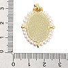 Rack Plating Brass Enamel Pendants X-KK-C056-07G-07-3