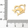 201 Stainless Steel Charms STAS-Q341-14G-3