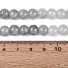 Baking Paint Crackle Glass Beads Strands GLAA-Q106-03A-02-4