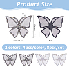 8Pcs 2 Colors Cloth Ornament Accessories FIND-FH0017-20-2