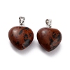 Natural Mahogany Obsidian Pendants G-I311-A24-2