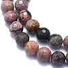 Natural Rhodonite Beads Strands G-K310-A12-8mm-3