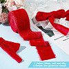 5 Yards Polyester Frayed Ribbon OCOR-WH0082-226A-01-5