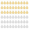 60Pcs 2 Colors Ion Plating(IP) 304 Stainless Steel Charms FIND-DC0006-04B-1