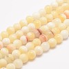 Natural Honey Jade Bead Strands X-G-K153-B26-4mm-3