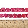 Dyed & Heated Natural Agate Beads Strands G-N359-15A-10-5
