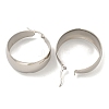 Tarnish Resistant 202 Stainless Steel Hoop Earring EJEW-H003-09P-02-2