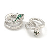 Brass Micro Pave Cubic Zirconia Pendants KK-S386-23P-02-2