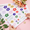 PVC Self Adhesive Flower Car Sticker DIY-WH0453-57D-3