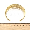 304 Stainless Steel Cuff Bangles for Women BJEW-M103-01B-G-2