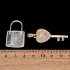 Natural Quartz Crystal Beaded Pendants GG-CBA9389-04R-2