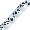 Handmade Porcelain Beads Strands PORC-P029-02B-1