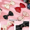 AHADEMAKER 8Pcs 4 Colors Polyester Bowknots Ornament Accessories AJEW-GA0005-45-3