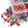 1200Pcs 15 Colors Imitation Pearl Acrylic Beads OACR-YW0001-12-6