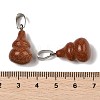 Synthetic Goldstone Pendants G-B127-03P-09-3