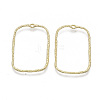 Alloy Open Back Bezel Pendants X-PALLOY-S121-81B-2