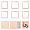 Square Transparent PE Thin Film Suspension Jewelry Floating Frame Displays ODIS-TAC0002-02C-1
