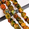 Natural Multi-Color Agate Beads Strands G-Q606-75-1