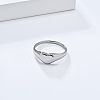 Heart 304 Stainless Steel Finger Rings for Women FS-WGDCCF4-01-1