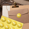 12 Sheets PET Adhesive Wax Seal Stickers DIY-WH0451-042-6