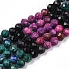 Natural & Synthetic Mixed Gemstone Beads Strands G-D080-A01-01-34-4