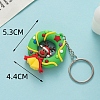 PVC Plastic Keychain PW-WG3A7B9-31-1