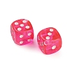 Spray Printed Transparent Acrylic Beads AC-CBA40CF-01-3