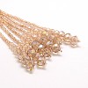 Glass Bead Lariat Necklaces NJEW-O059-04E-2