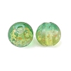 Handmade Gold Sand Lampwork Beads LAMP-WH0001-10G-1