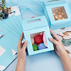 Paper Gift Storage Boxes with Visible Window CON-WH0110-003B-01-5