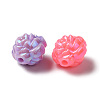 Opaque Acrylic Beads X-MACR-F074-04-3