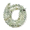 Natural Prehnite Beads Strands G-G457-6mm-03-5