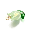 UV Plated Acrylic Pendants PALLOY-TA00270-3