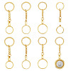ARRICRAFT 6Pcs 3 Style Zinc Alloy Medallion or Coin Holder Keychain KEYC-AR0001-07-1