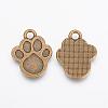 Tibetan Style Alloy Pendants TIBEP-21652-AB-NR-2