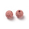 Unwaxed Natural Lava Rock Beads X-G-F325-8mm-A10-2