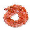 Natural Red Agate Beads Strands G-P497-01A-11-3