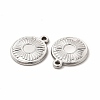 Non-Tarnish 304 Stainless Steel Pendant Cabochon Settings STAS-F290-18P-2