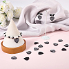 16Pcs Spary Painted Alloy Polyester Pendants FIND-SC0016-85-3