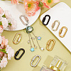 Unicraftale 8Pcs 4 Colors Alloy Screw Carabiner Lock Charms FIND-UN0003-30-2