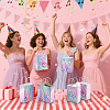 24Pcs 2 Styles Rainbow Color Musical Paper Packing Tote Bags ABAG-PH0001-83-5