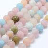 Natural Morganite Beads Strands G-E365-03-8mm-2