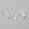 Plastic Clip-on Earring Findings KY-P001-08-2