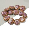 Handmade Porcelain Beads Strands PORC-B002-16B-2