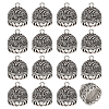 16Pcs Tibetan Style Zinc Alloy Pendant Bails FIND-CA0011-75B-1