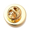 Rack Plating Brass Brooch Finding KK-Z030-01G-01-3