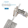Aluminium Curb Chains X-CHA-T001-22S-8