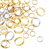80Pcs 4 Style Rack Plating Brass Bead Frames KK-HY0003-02-1