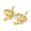 Brass Knot Connector Charms KK-S518-05G-2